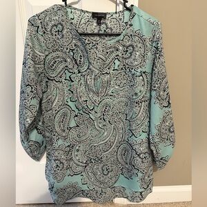 The Limited Paisley Blouse